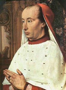 Portrait of Charles II of Bourbon 1488 by Master of Moulins (Jean Hey)