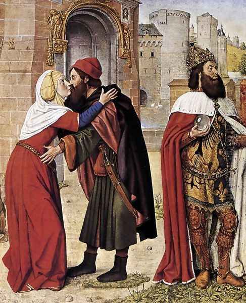 Meeting at the Golden Gate c. 1488 - view 1