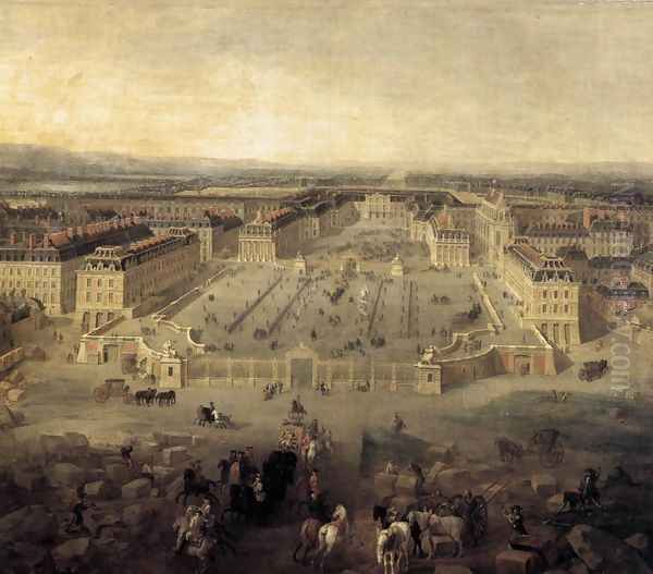 View of Versailles 1722 - view 1