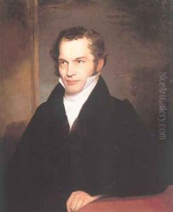 Portrait of William Cullen Bryant 1825 by Samuel Finley Breese Morse