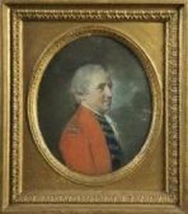 Portrait Of General Cunningham by Hugh Douglas Hamilton