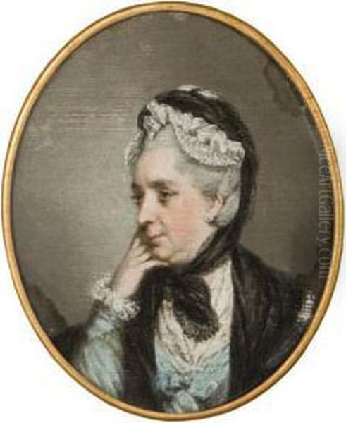 Portrait Of A Lady Wearing A Lace Cap. - view 1