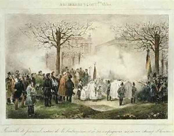The Funeral of Louis-Alexandre Dechet - view 1