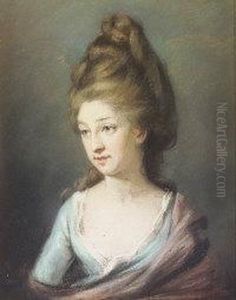 Frances, 2nd Daughter Of Rt. Hon John Ponsonby And Wife Of Cornelius 1st Lord Of Lismore by Hugh Douglas Hamilton