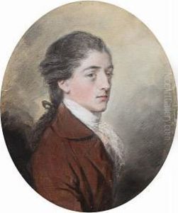 A Portrait Of A Gentleman Wearing A Brown Coat