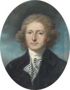 Portrait Of Reverend J. Williamson, Bust-length by Hugh Douglas Hamilton