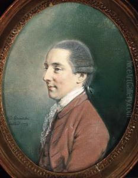 A Portrait Of The Earl Of Seaforth, Half-length Wearing A Browntunic - view 1
