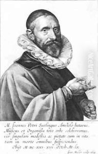 Portrait of Jan Pieterszoon Sweelinck 1624