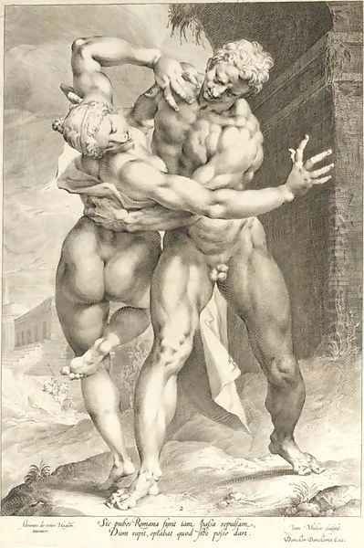 The Rape of the Sabine Women - view 1