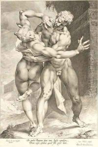 The Rape of the Sabine Women by Jan Muller