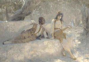 An Afternoon Idyll by Adolf von Meckel