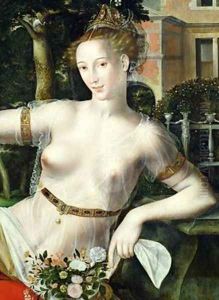 Detail of Flora 1559 by Jan Massys