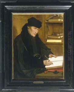 Portrait of Erasmus of Rotterdam by Jan Massys