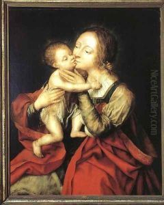 Holy Virgin and Child 2 by Jan Massys