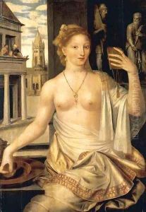 Bathsheba Observed by King David 2 by Jan Massys