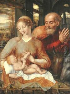 The Holy Family by Jan Massys