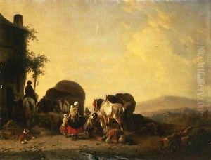 Changing Horses by Joseph Jodocus Moerenhout