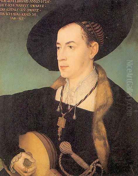 Portrait of Matthaus Schwartz 1526 - view 1