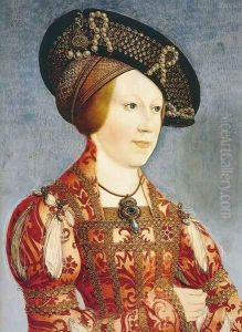 Queen Anne of Hungary and Bohemia c. 1519 by Hans Maler