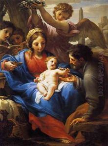 Rest during the Flight to Egypt by Francesco Mancini