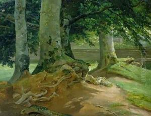Beech Trees in Frederiksdal near Copenhagen 1828