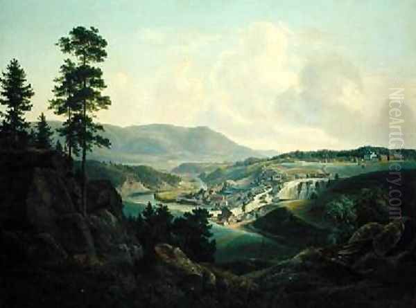 Saw Mill in Norway 1827 - view 1