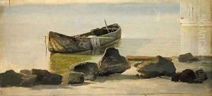 A Dugout on Starnberger Lake 1845 by Christian Morgenstern