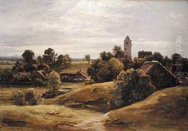 Village near Dachau 1859 - view 1