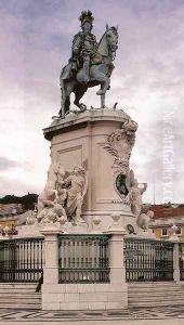 Equestrian Statue of Jose I of Portugal by Joachim Machado de Castro