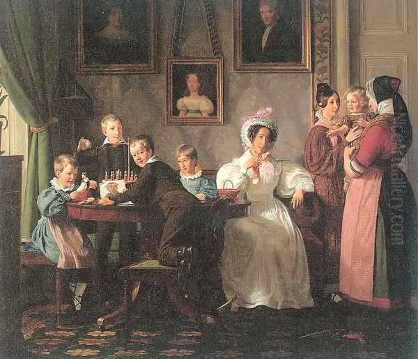 The Waagpetersen Family 1836 - view 1
