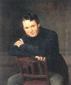 Portrait of the Artist Gottlieb Bindesholl 1834 by Nicolai Wilhelm Marstrand