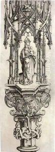 An Episcopal Crozier the Lower Plate