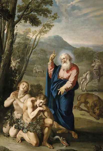 Expulsion of Adam and Eve - view 1