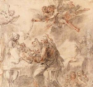 The death of Saint Joseph by Aureliano Milani