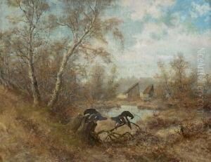 Balzende Birkhahne by Max I Hanger