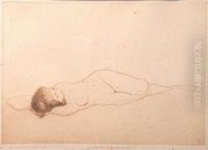 A Reclining Nude by William Lee Hankey