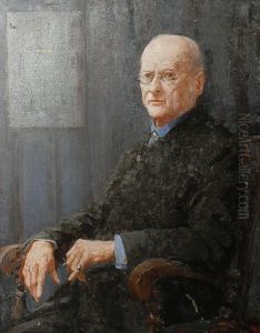Portrait Of Charles Francis Annesley Voysey by William Lee Hankey