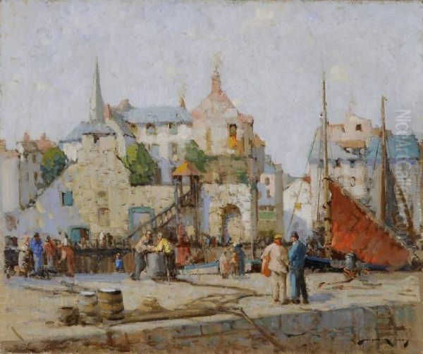 The Lieutenance (looking North) Honfleur - view 1