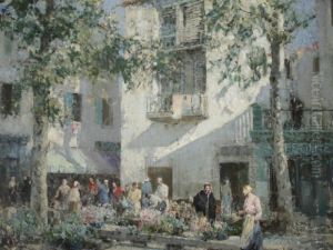 Mentone Flower Market by William Lee Hankey