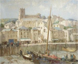 Low Tide Brixham by William Lee Hankey