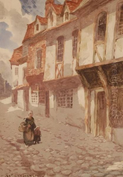Street Scene In Rouen - view 1