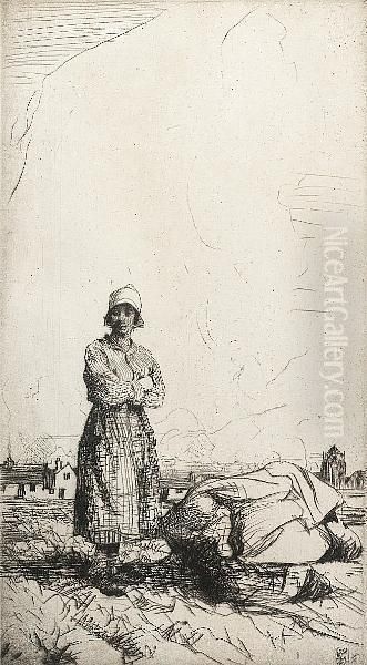 Girl In A Landscape - view 1