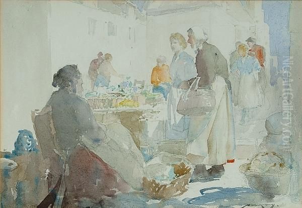 French Market Scene - view 1