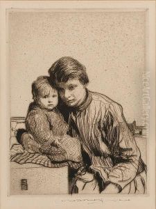 Mother And Child by William Lee Hankey