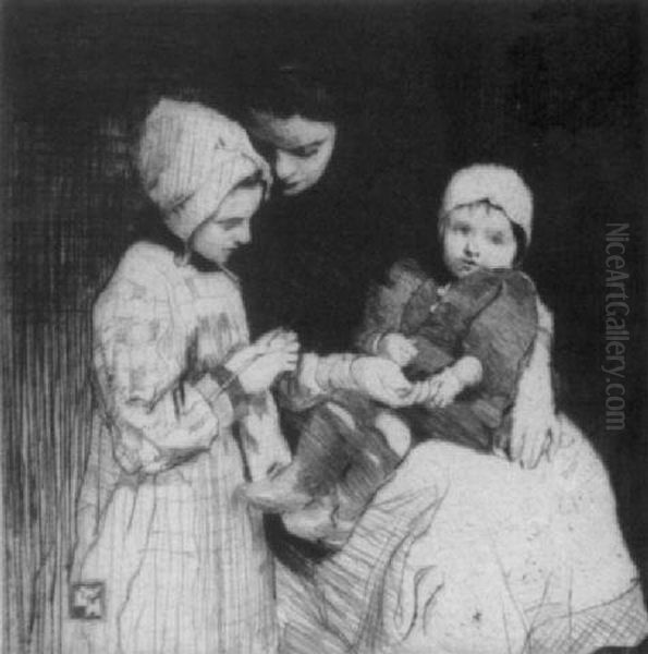 The Knitting Lesson (mh 121) - view 1