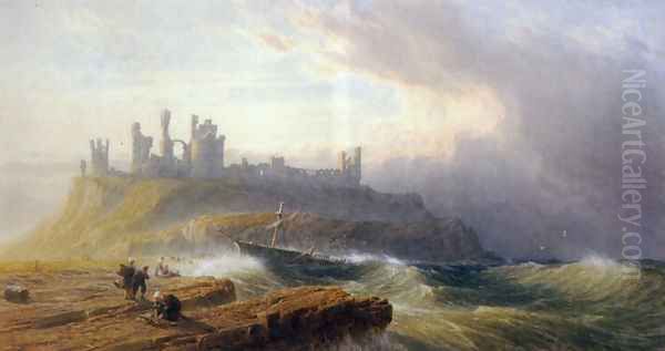 Dunstanborough Castle, Northumberland - view 1