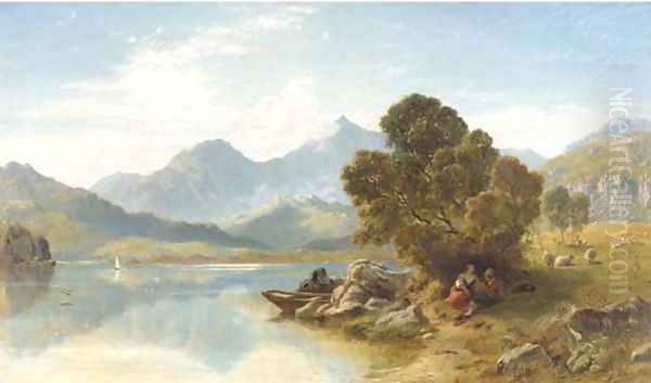 A still mountain lake - view 1