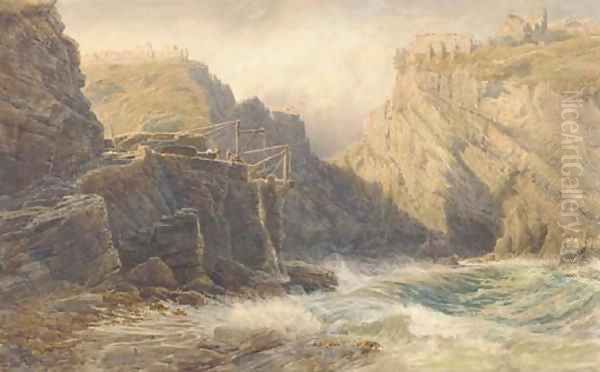 King Arthur's Castle, Tintagel, Cornwall - view 1