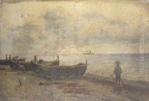 Fisherman by Jozef Marszewski