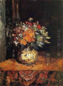 Bouquet of Flowers I by Adolphe Joseph Thomas Monticelli